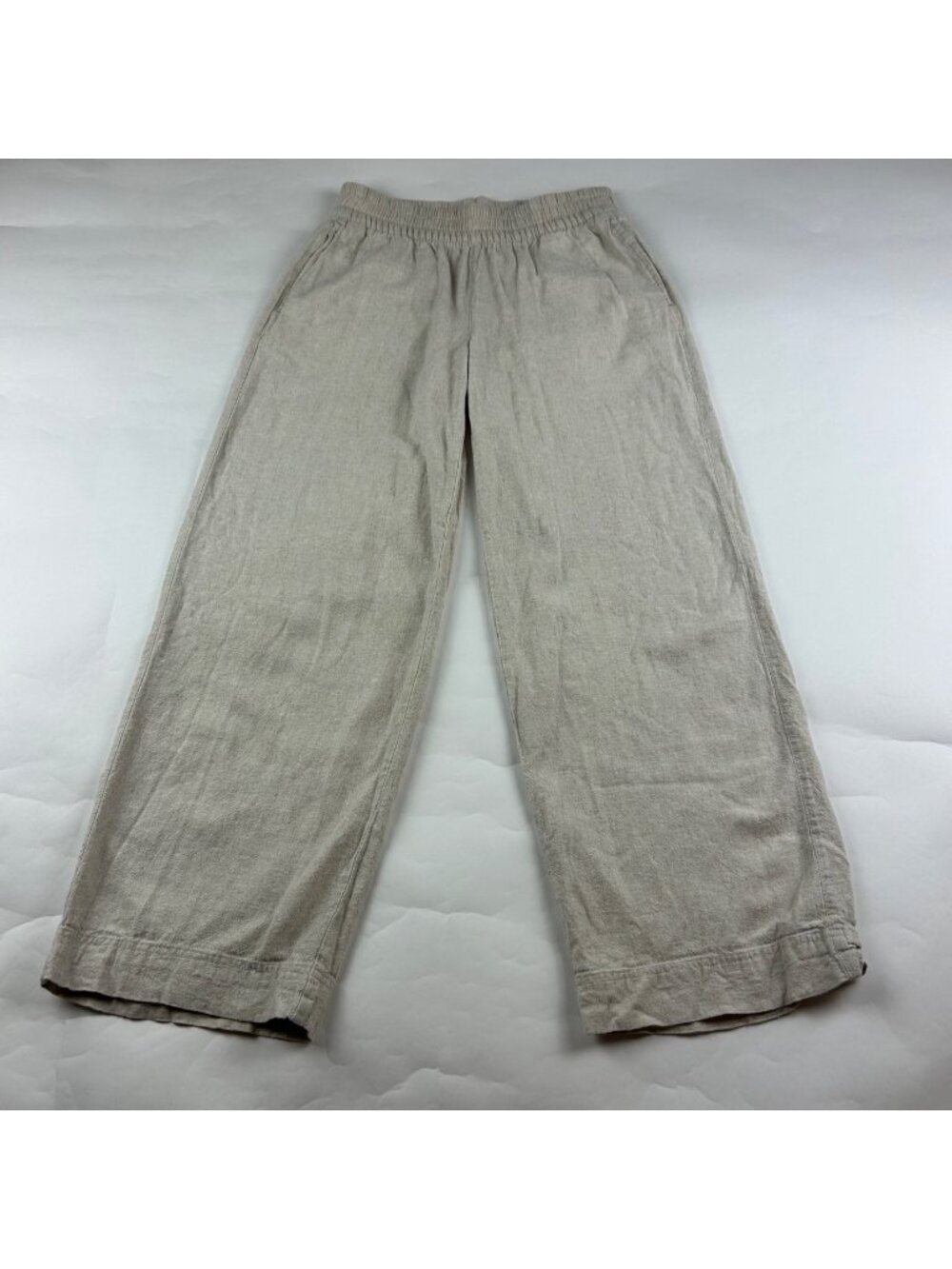 Old Navy Flax Linen Blend High Rise Wide Leg Lounge Pant XS